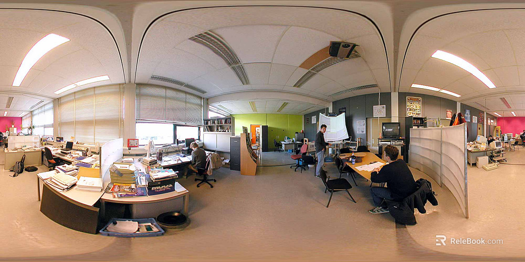Office Building Indoor Office Day HDR texture