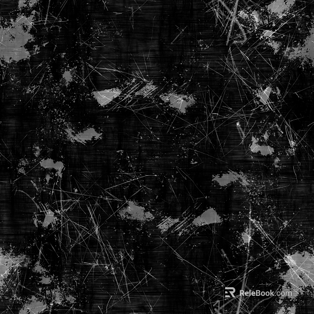 Metal black and white map texture