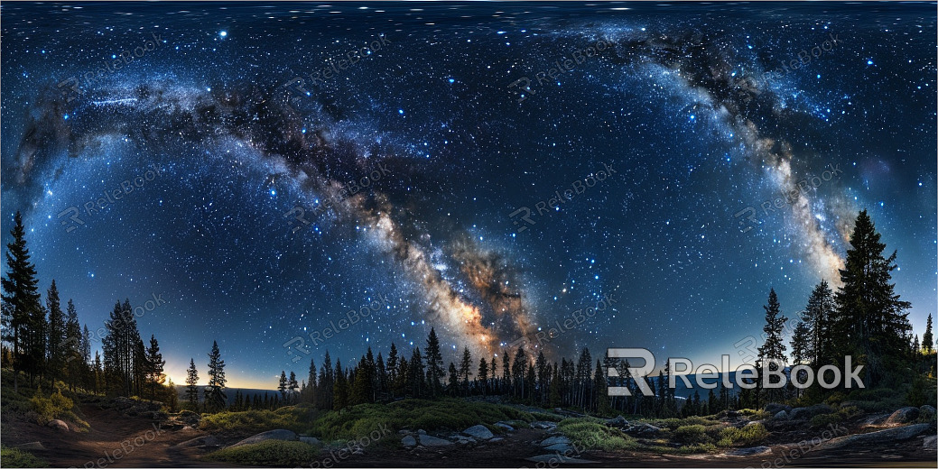 hdr nature dusk starry sky texture