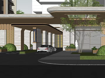 Modern wind residential parking area texture (ID:ffaeh397884)