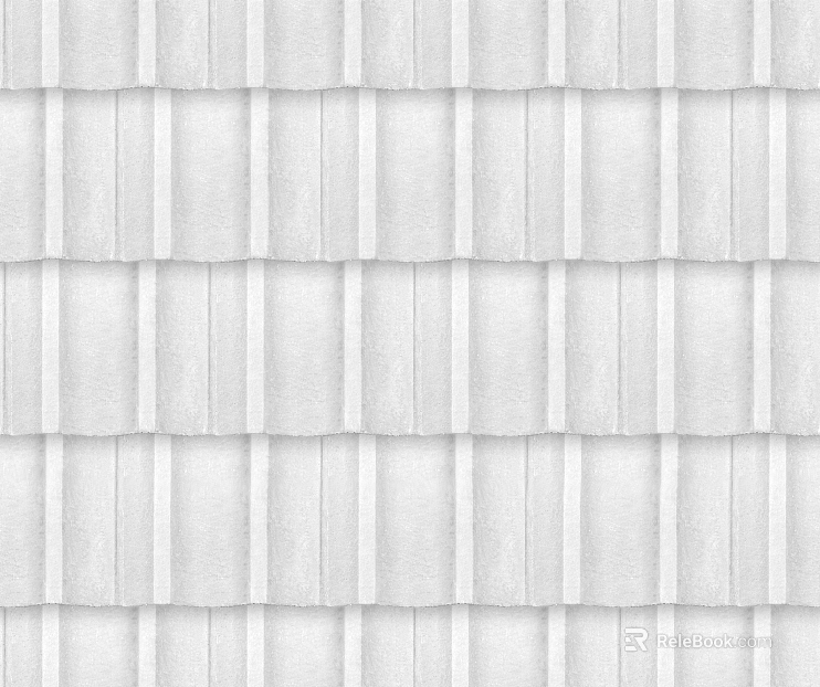 Roof tile black and white map texture