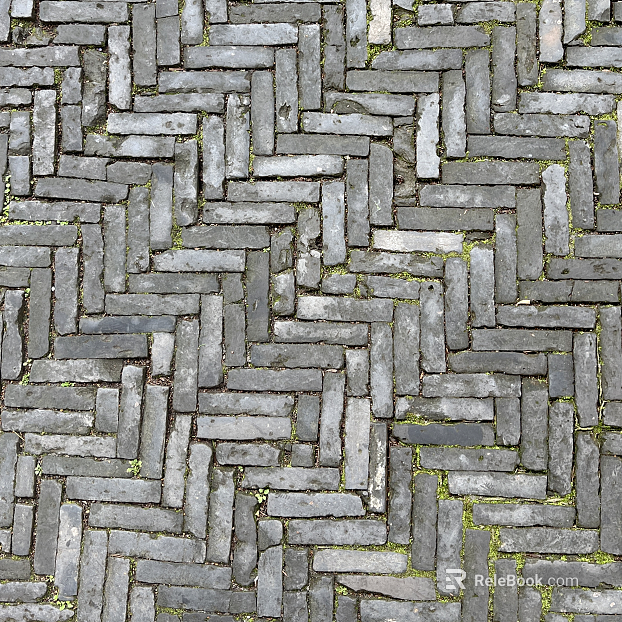 Garden stone mosaic pavement texture