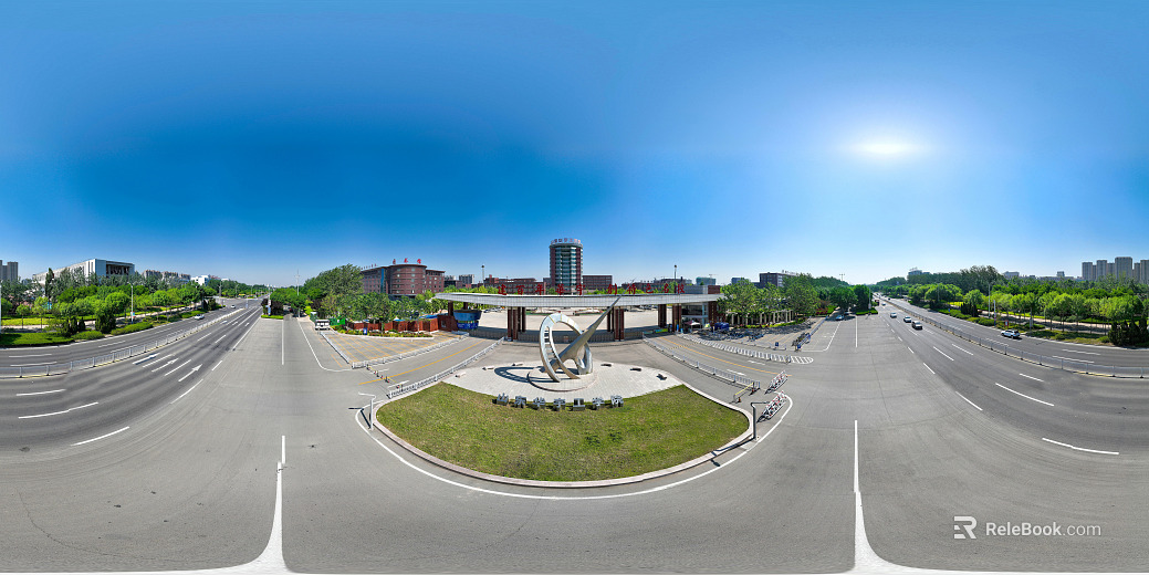 HDR City Campus Campus Panorama texture