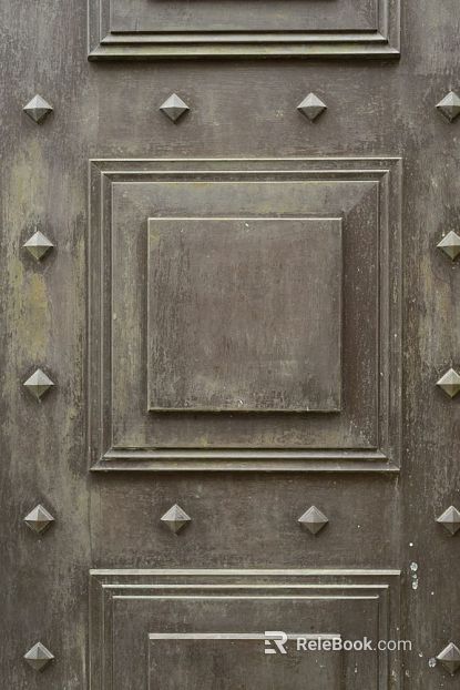 Metal door texture