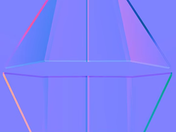 Cyber-style blue-purple gradient glass decorative components texture (ID:ffaeh552056)