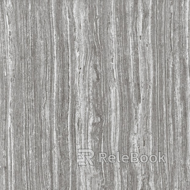 The image showcases French Wood Grain Gray Marble, exhibiting a smooth surface with intertwining light and dark grey veins, resembling wood grain, offering a natural and elegant aesthetic.