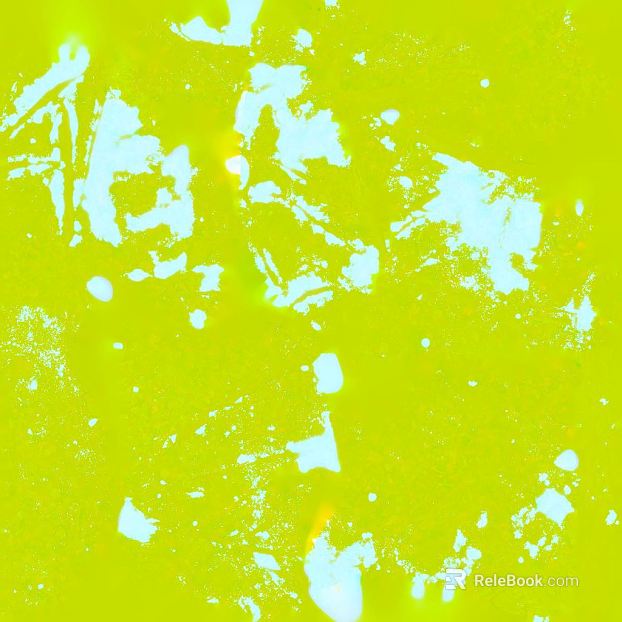 Fluorescent yellow art paint wall decoration texture