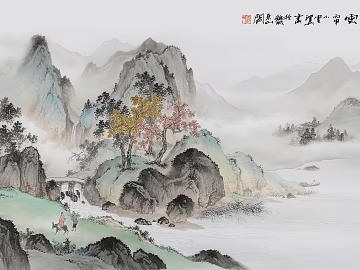 landscape painting texture (ID:ffach419954)