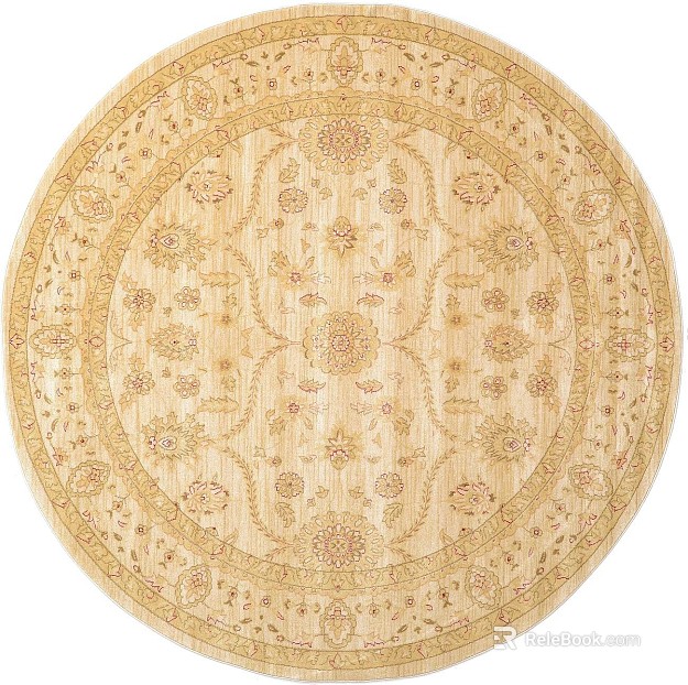 Round carpet texture