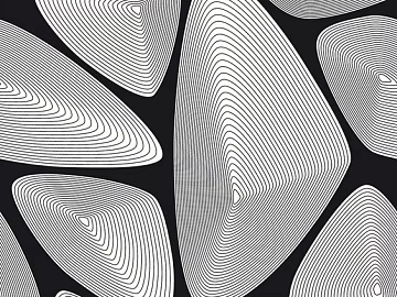 black and white painting 3d model