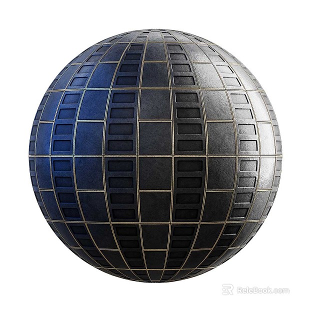 Spaceship exterior wall PBR texture