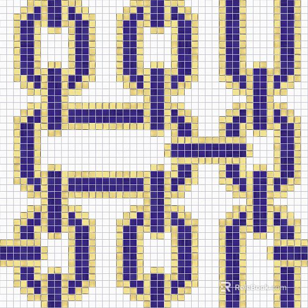 mosaic map texture