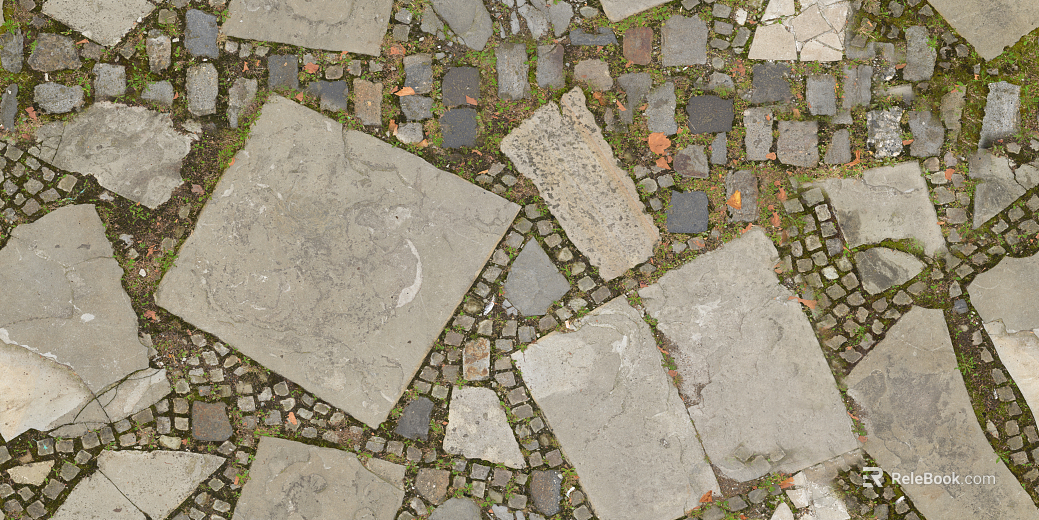 Natural Slab Pebble Splicing Landscape Pavement texture