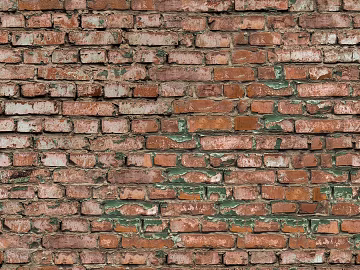 Aging and old red brick wall outdoor wall brick texture (ID:ffach098891)