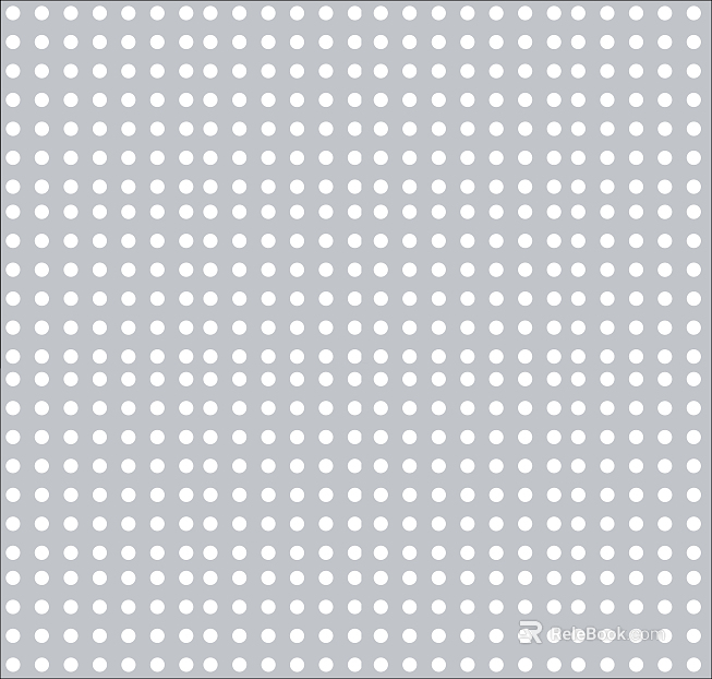 Perforated plate texture
