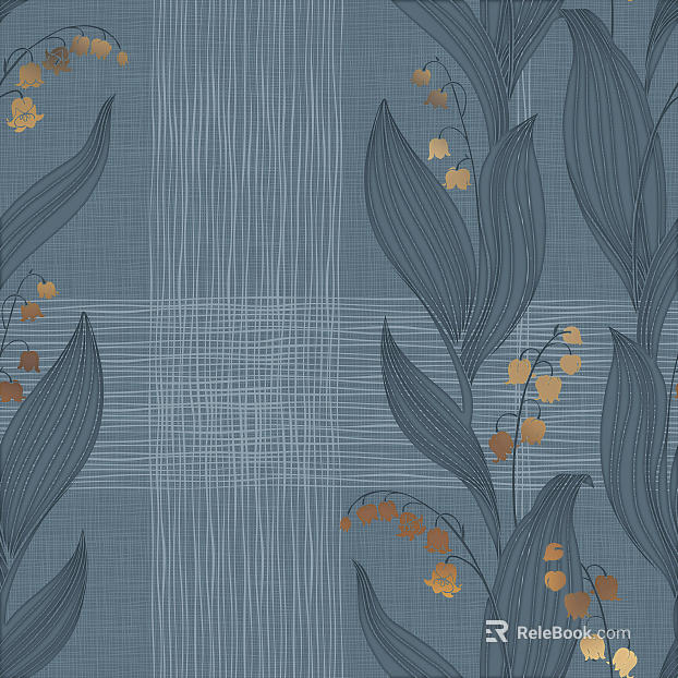 Blue Plant Wallpaper texture