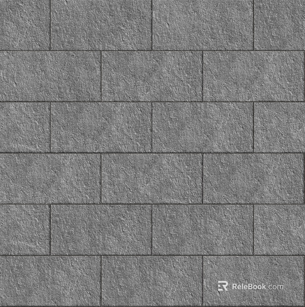 Gray wool rectangular staggered stone texture