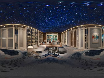 Indoor video room HDR texture (ID:ffabg36031)