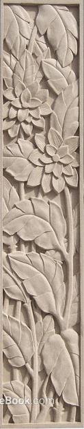 embossed lotus gray texture