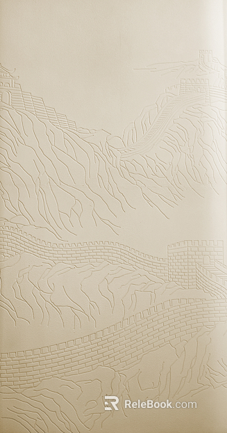 Relief Warm White Small Relief texture