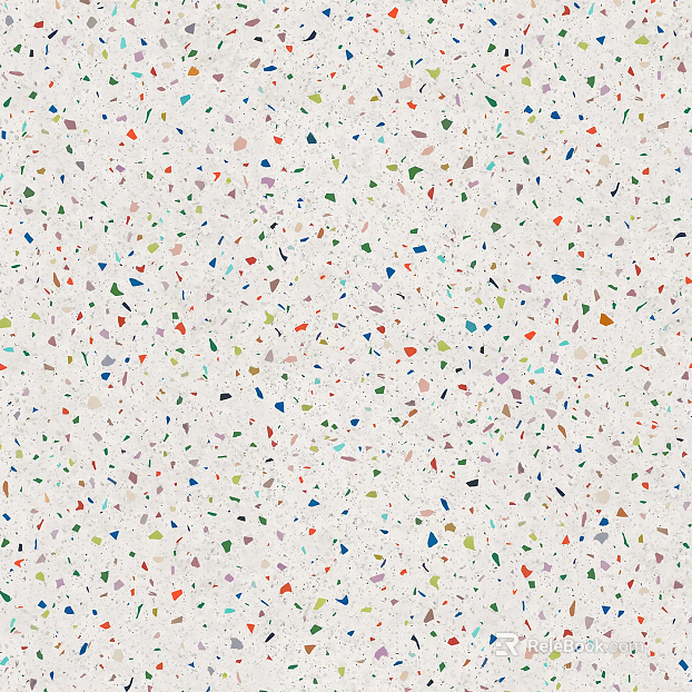 colored terrazzo texture