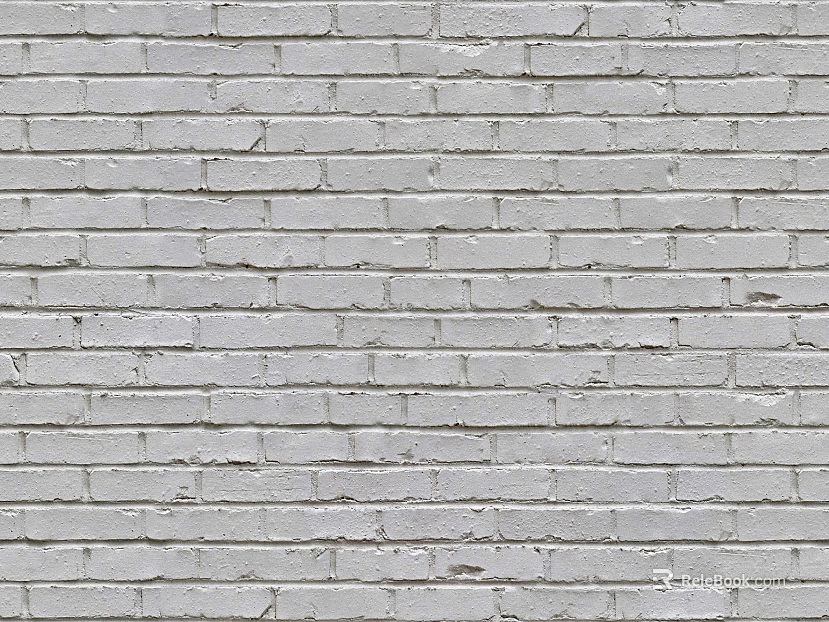 Brick wall white artificial stone veneer texture