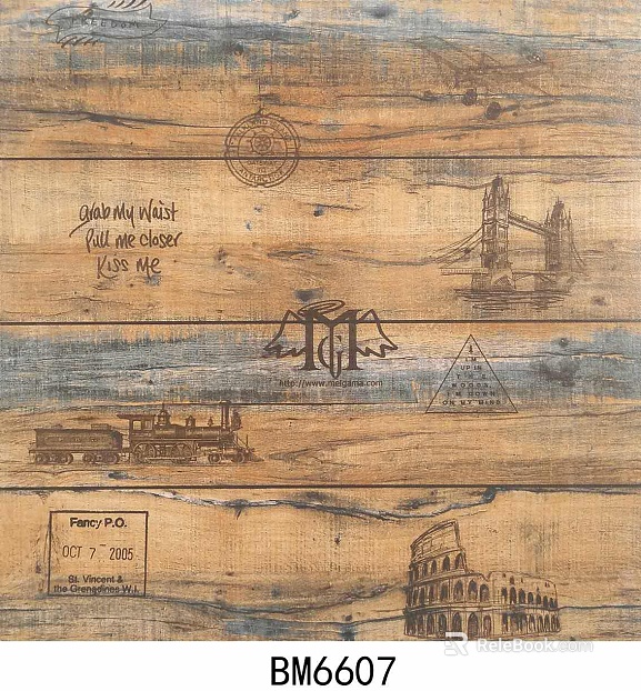 Wood mosaic wood grain mosaic color texture