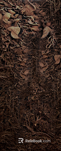 wood carved cherry woodcut texture