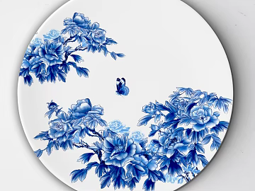 circle frame painting texture (ID:ffaef0291)