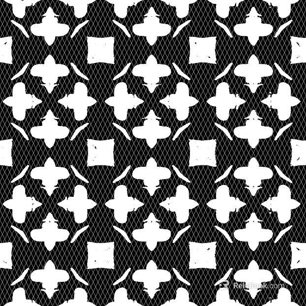 Printed Pattern Black Bump Mask texture