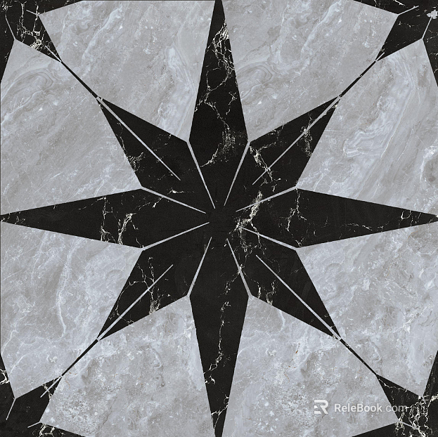 black and white gray marble parquet texture