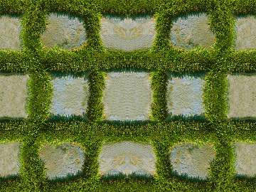grass-planting brick texture (ID:ffabg03205)