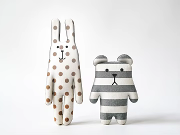 Nordic Style Felt Doll Children's Soft Dress texture (ID:ffaeh058301)