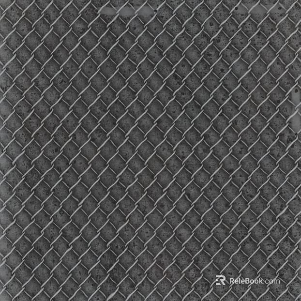 Silver gray metal mesh protective net texture