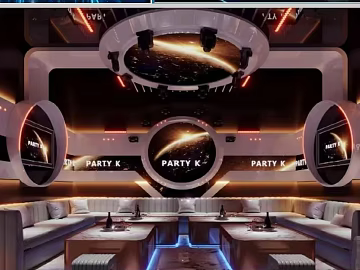 Science and technology wind KTV box scene texture (ID:ffaeh233071)