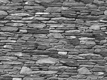 Dark gray cultured stone exterior wall tiles 3d model