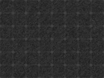 Black terrazzo floor tile indoor ground 3d model