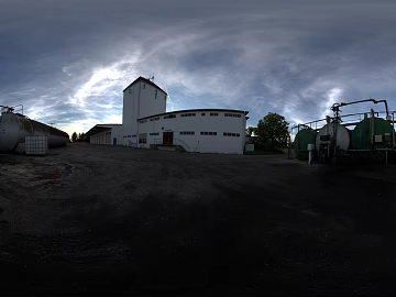 Outdoor factory cloudy HDR map texture (ID:ffabg51931)