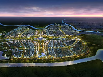 bird's eye view 3d model