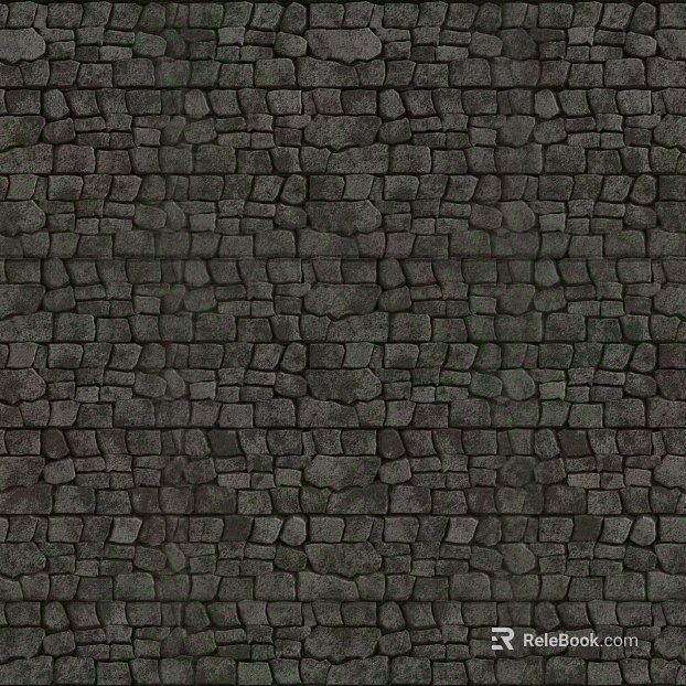 Dark gray culture stone exterior wall tiles texture