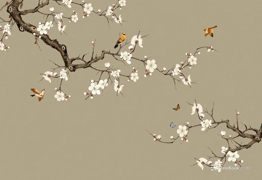 animal and plant pattern texture