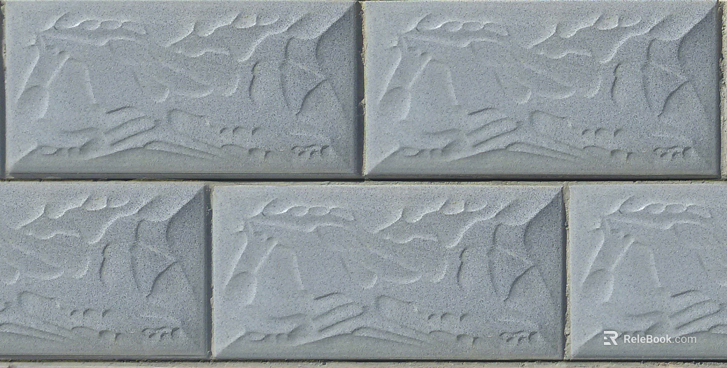 Brick wall gray exterior wall tile seam texture