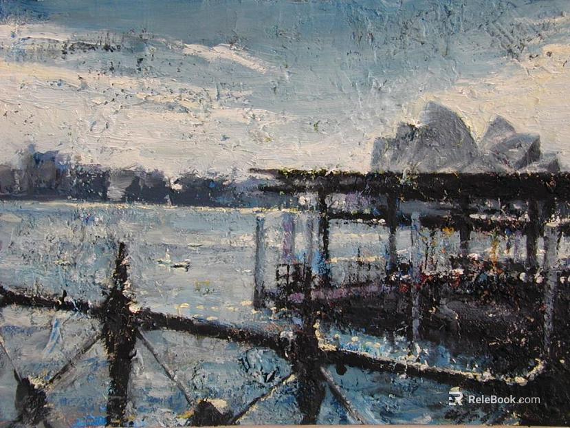 Oil painting texture