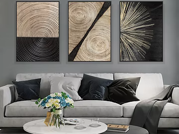 three-dimensional physical painting 3d model