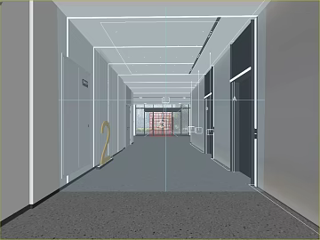 Modern gray terrazzo corridor ground texture (ID:ffaeh759664)