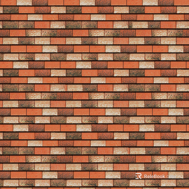 Flat roof tile for villa building texture