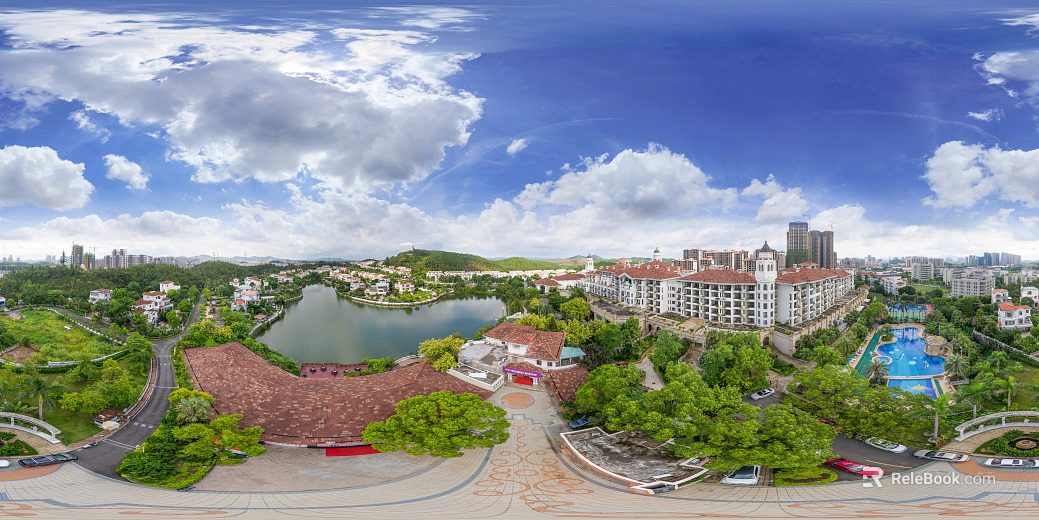 HDR City Panorama texture