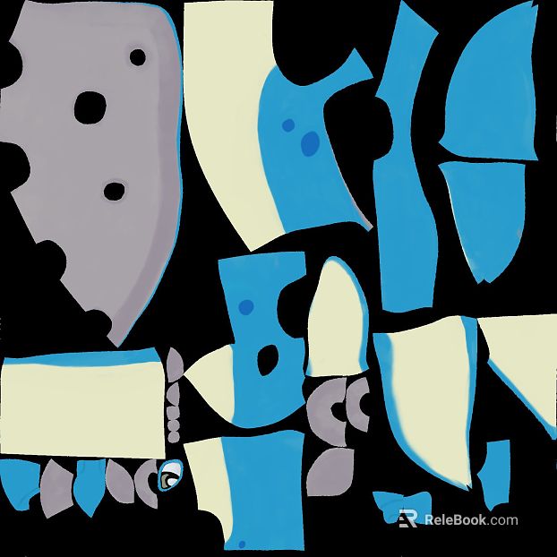 Abstract blue gray black art decorative painting texture