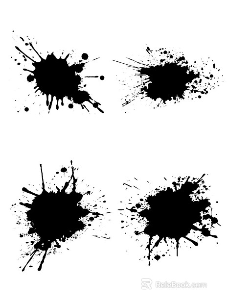 Ink and wash texture