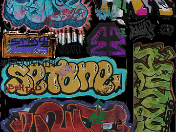Graffiti texture (ID:ffacg14327)